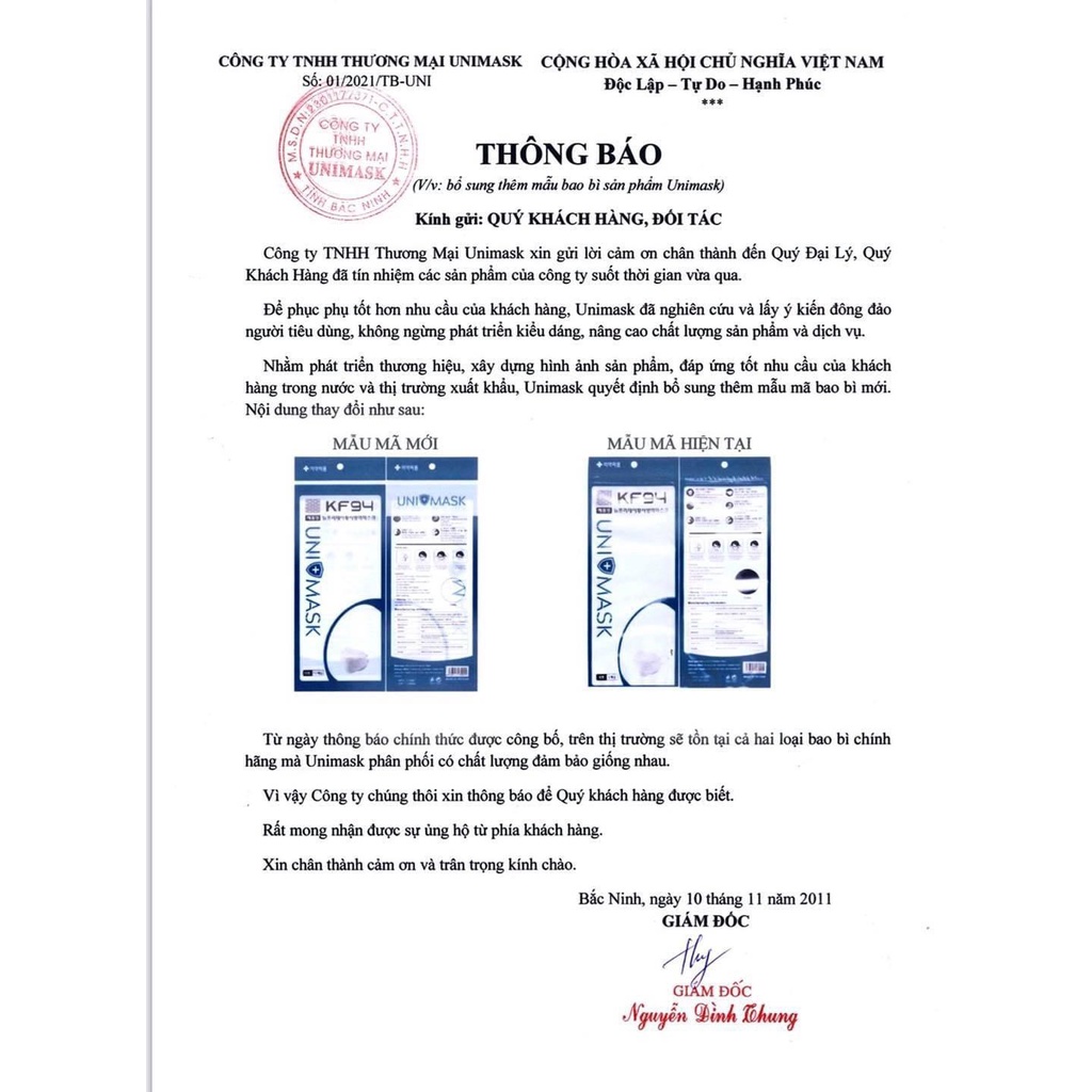 Khẩu trang kt94 hàn quốc