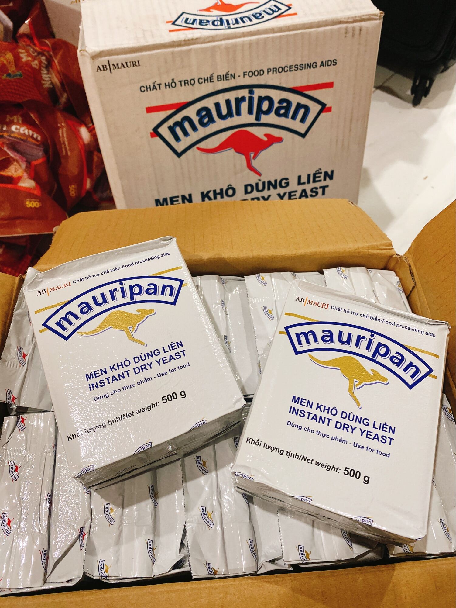 Men Vàng Khô Ngọt Mauripan 500g
