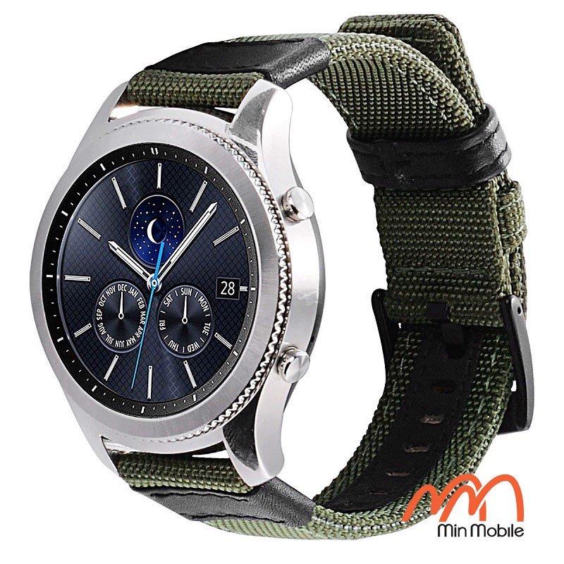 Dây dù ốp da cho Samsung Gear S3 Frontier và Gear S3 Classic