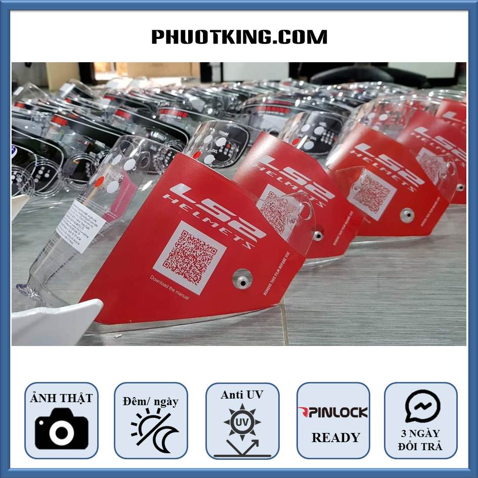 [CHÍNH HÃNG] Kính mũ bảo hiểm LS2 FF353/ LS2 FF320/ LS2 FF800 đủ màu