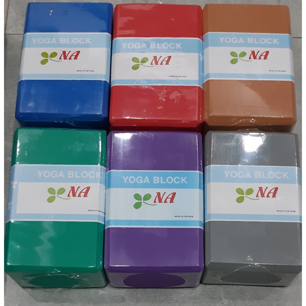 Gạch tập yoga block hiệu NA dày dặn