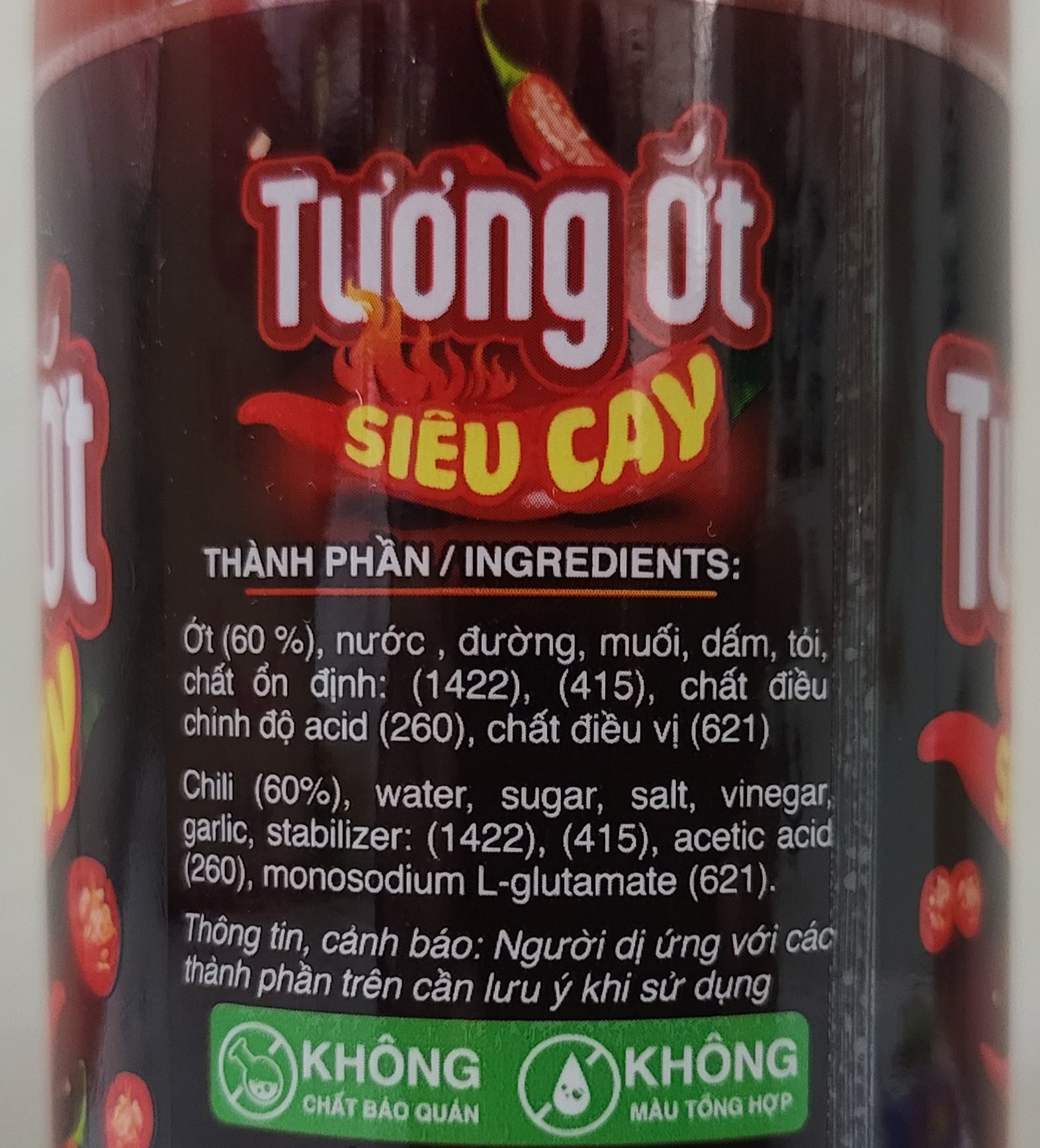 thumbnail image 2 of Cholimex Tuong Ot Hot Chili Sauce - 29.2 Oz (830g) Pantry Essential 2 of 6