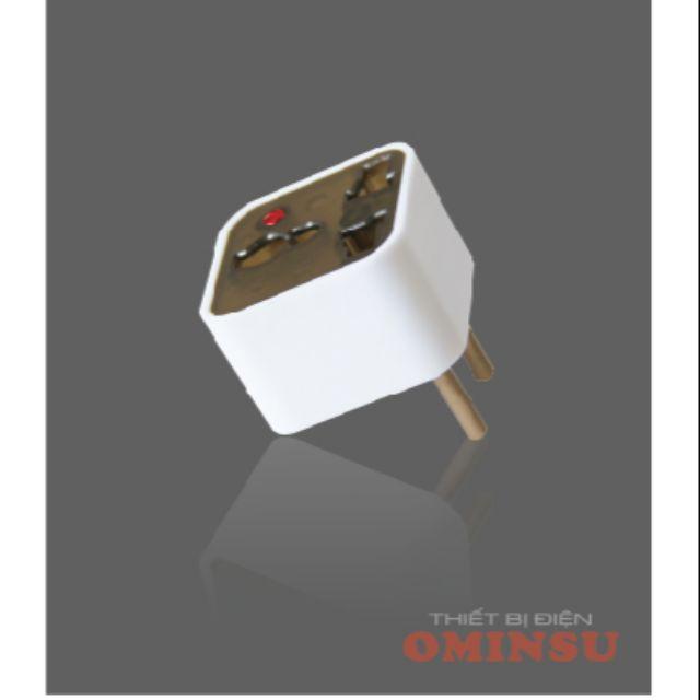 Đầu nối đa năng có đèn báo ominsu p22x, đầu nối 3 ra 2