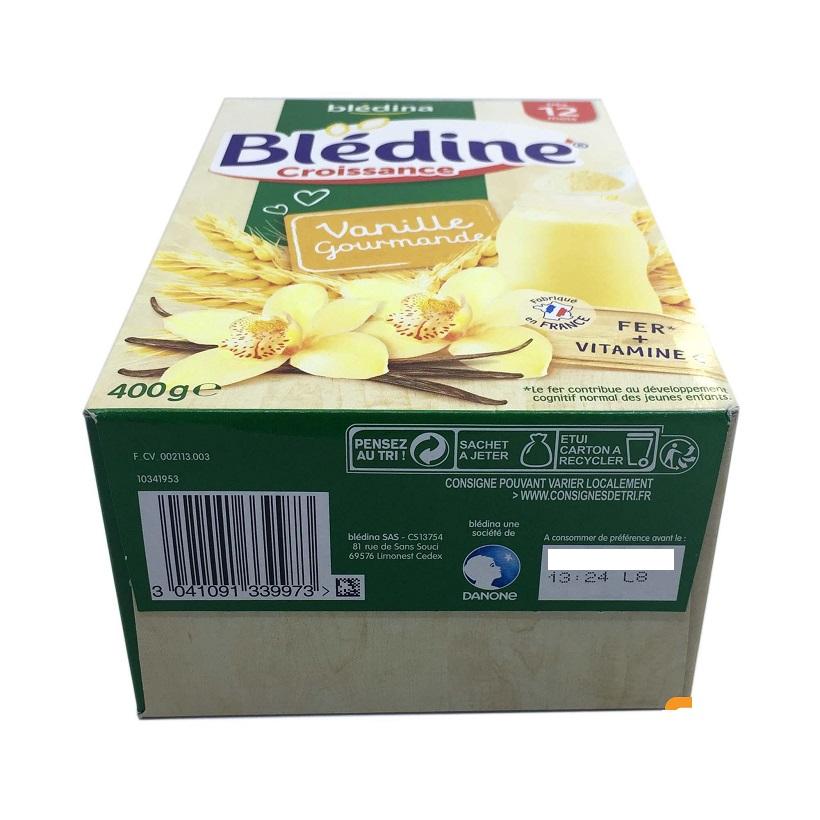 Ngũ cốc pha sữa Blédina vị vani 400g (>12 tháng)