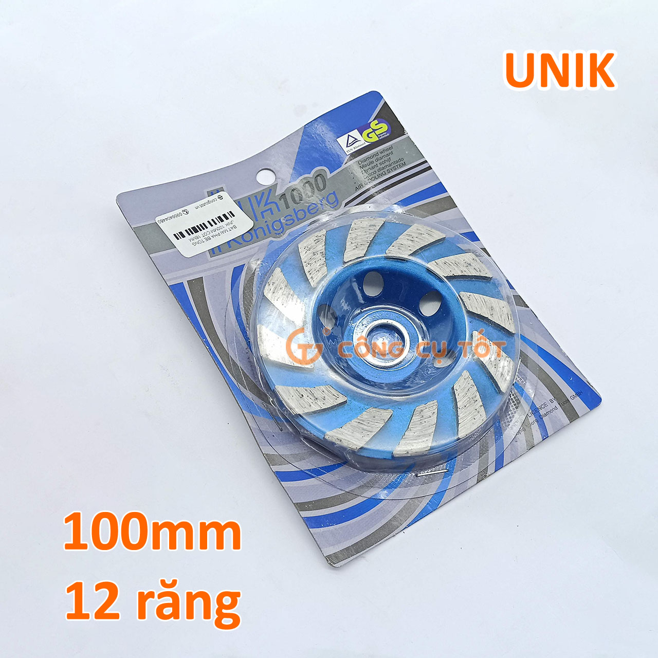 Bát mài phá bê tông cao cấp UNIK Φ100mm