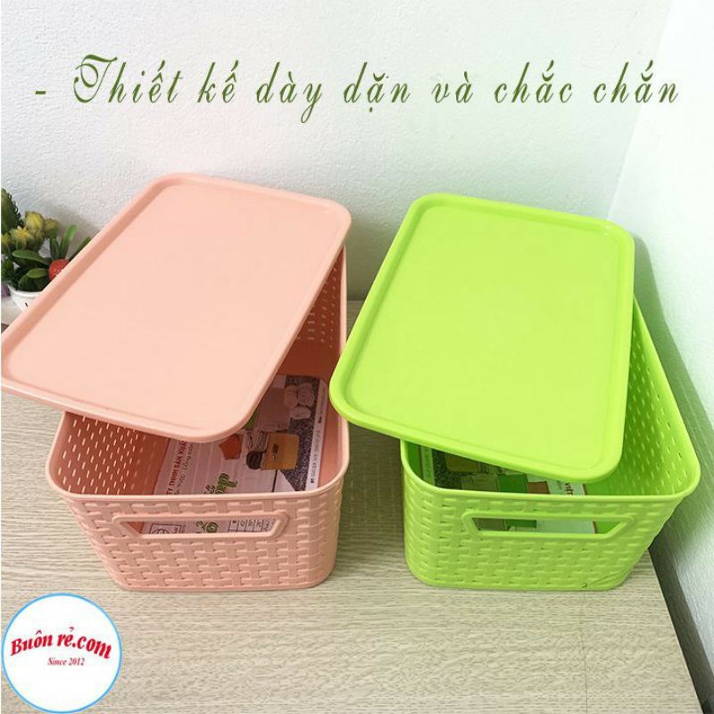 RỔ ĐỰNG ĐỒ ĐA NĂNG CÓ NẮP VIỆT NHẬT