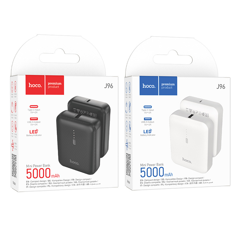 Sạc dự phòng Hoco J96 dung lượng 5000mAh nhỏ gọn