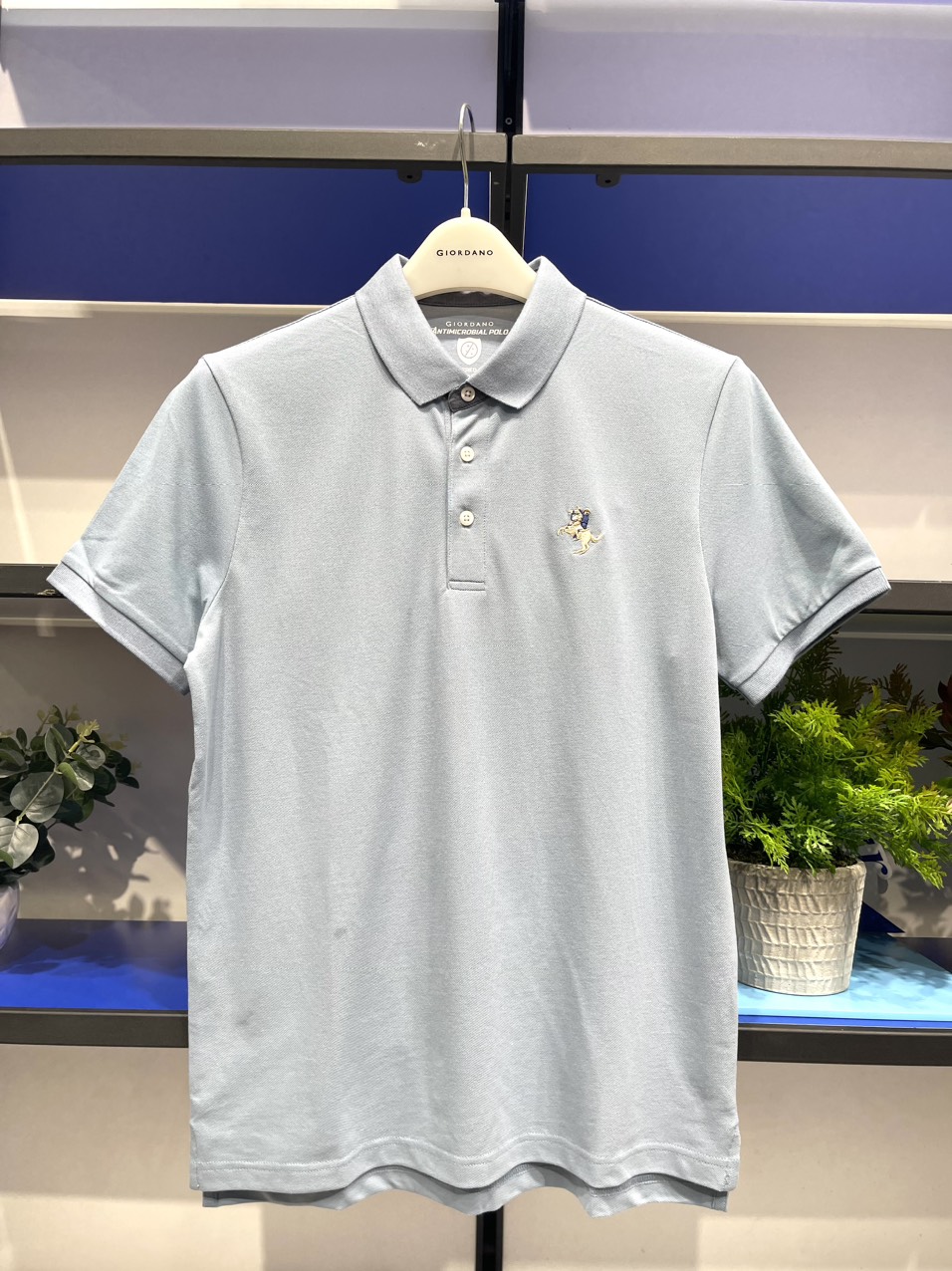 Áo thun có cổ polo nam thêu logo napoleon giordano 01011251