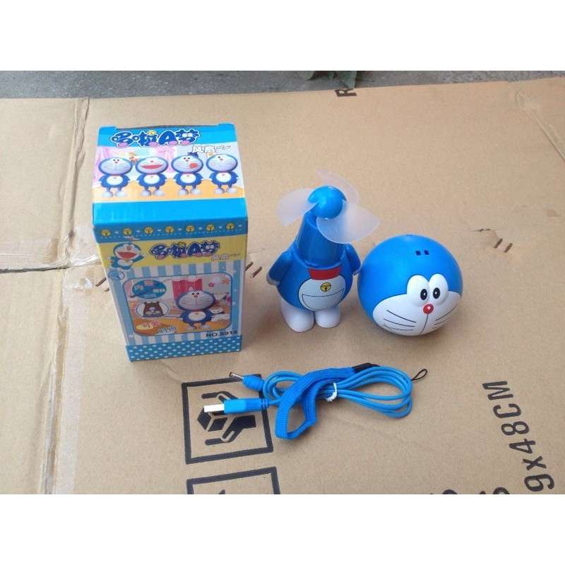 [HCM]QUẠT SẠC CẦM TAY 3 CÁNH DORAEMON