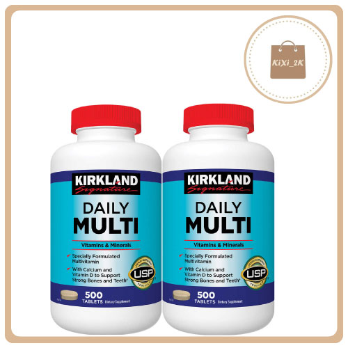 Vitamin hàng ngày daily Multi Kirkland - cho người dưới 50 tuổi 500 viên