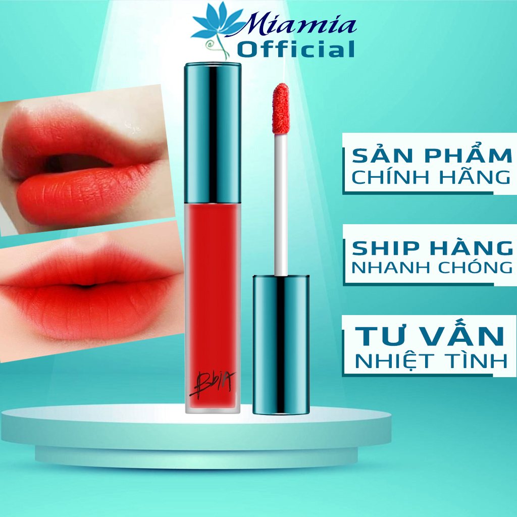 Son bbia 02 extra bounce đỏ cam son kem lì bbia last velvet lip tint 5g