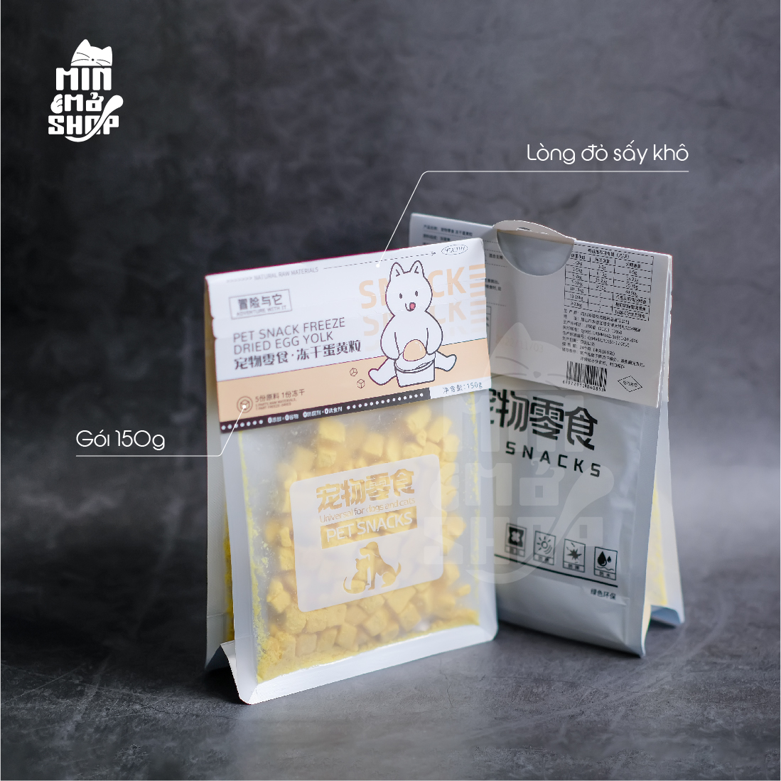 THỊT CÁ SẤY KHÔ CHO MÈO DẠNG TÚI ( SNACK CHO MÈO LOẠI 1 )