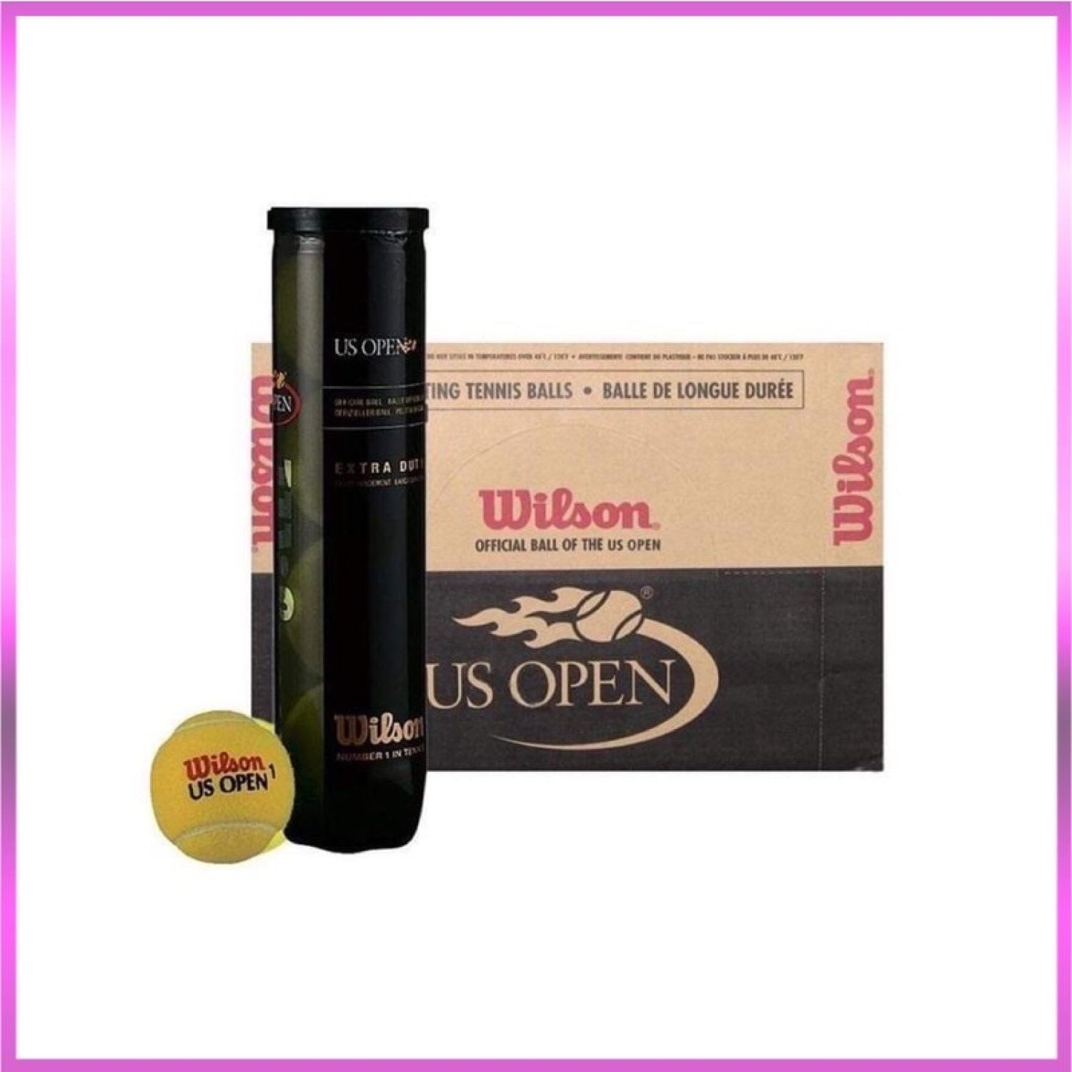 BANH WILSON ĐEN US OPEN HỘP ( HÔP 4 TRÁI )