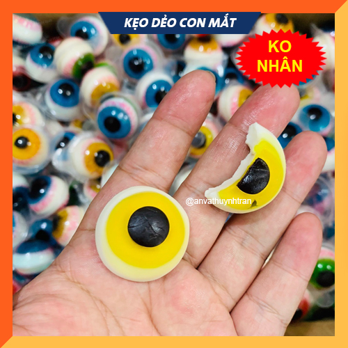 [Combo 5 viên] Kẹo dẻo con mắt/ vịt vàng Eyeball siêu HOT (Không nhân)