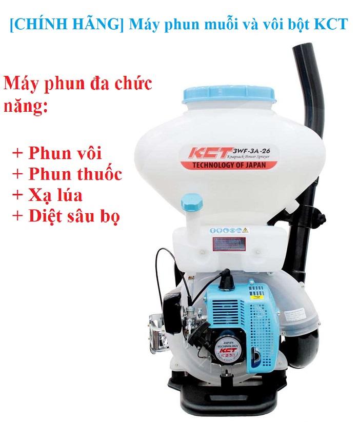 Máy Phun Muỗi Và Vôi Bột KCT, Máy Phun Đa Chức Năng Dạng Sương, Dạng Bột, Dạng Hạt, Khử Trùng