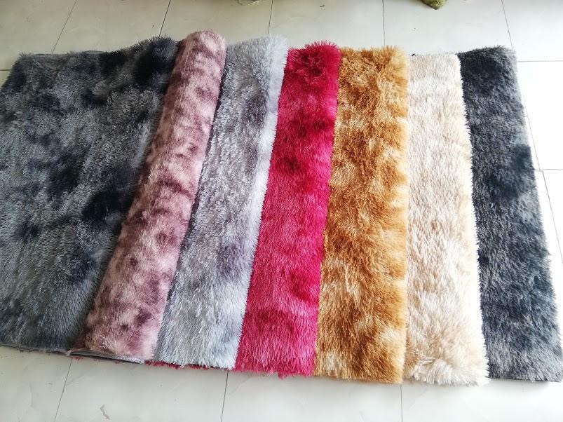 { SỈ SLL} Thảm Lông Loang Trải Sàn Cao Cấp - Lông mềm dày. (1m6x2m3)