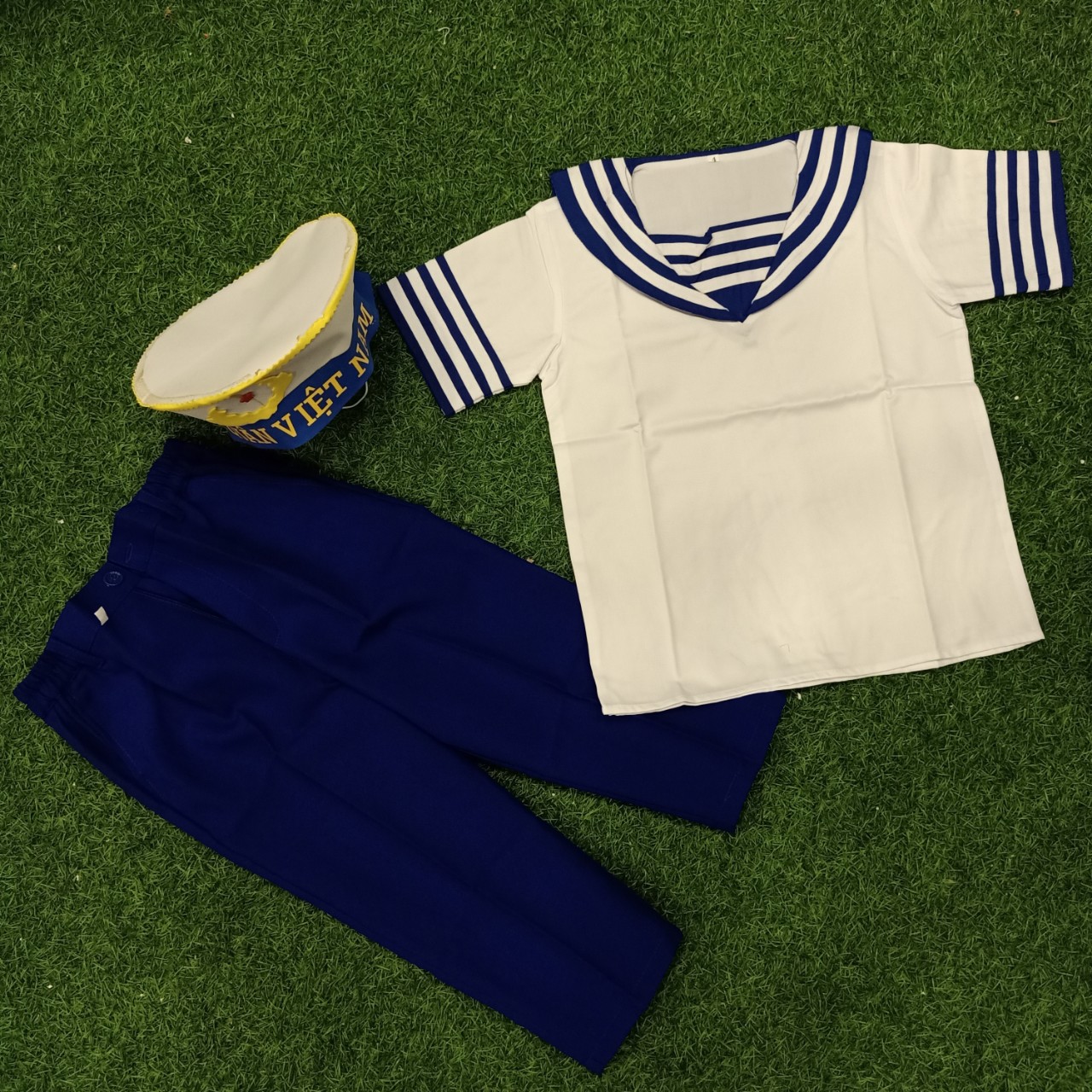 Trang Phục Hải Quân Trẻ Em Kèm Nón Bộ Đồ Hải Quân Cho Bé Trai Và Bé Gái Đầy Đủ Size Cho Khách Lựa Chọn