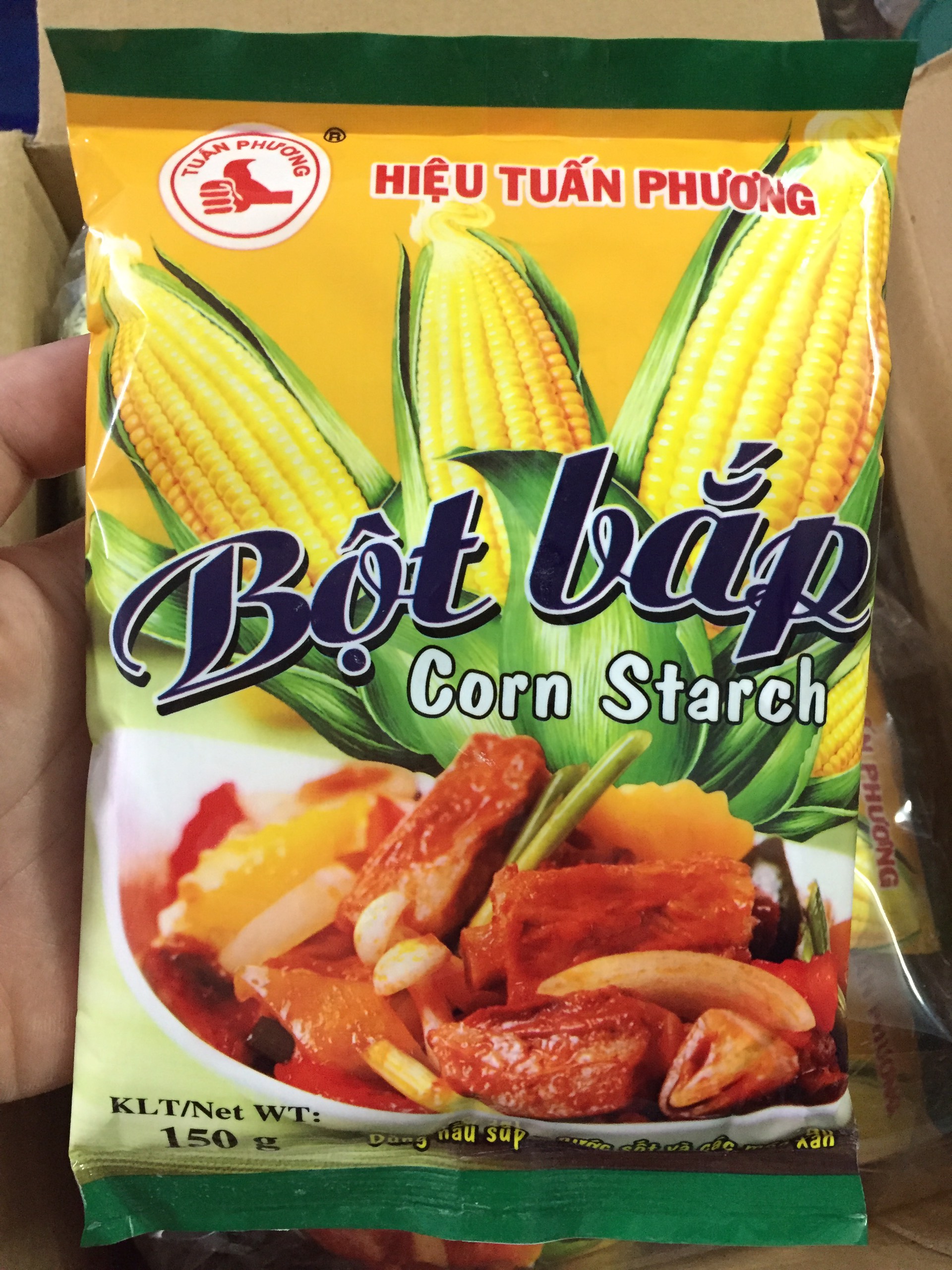 Bột Bắp Hiệu Tuấn Phương Loại 150gr - Gồm 2 gói