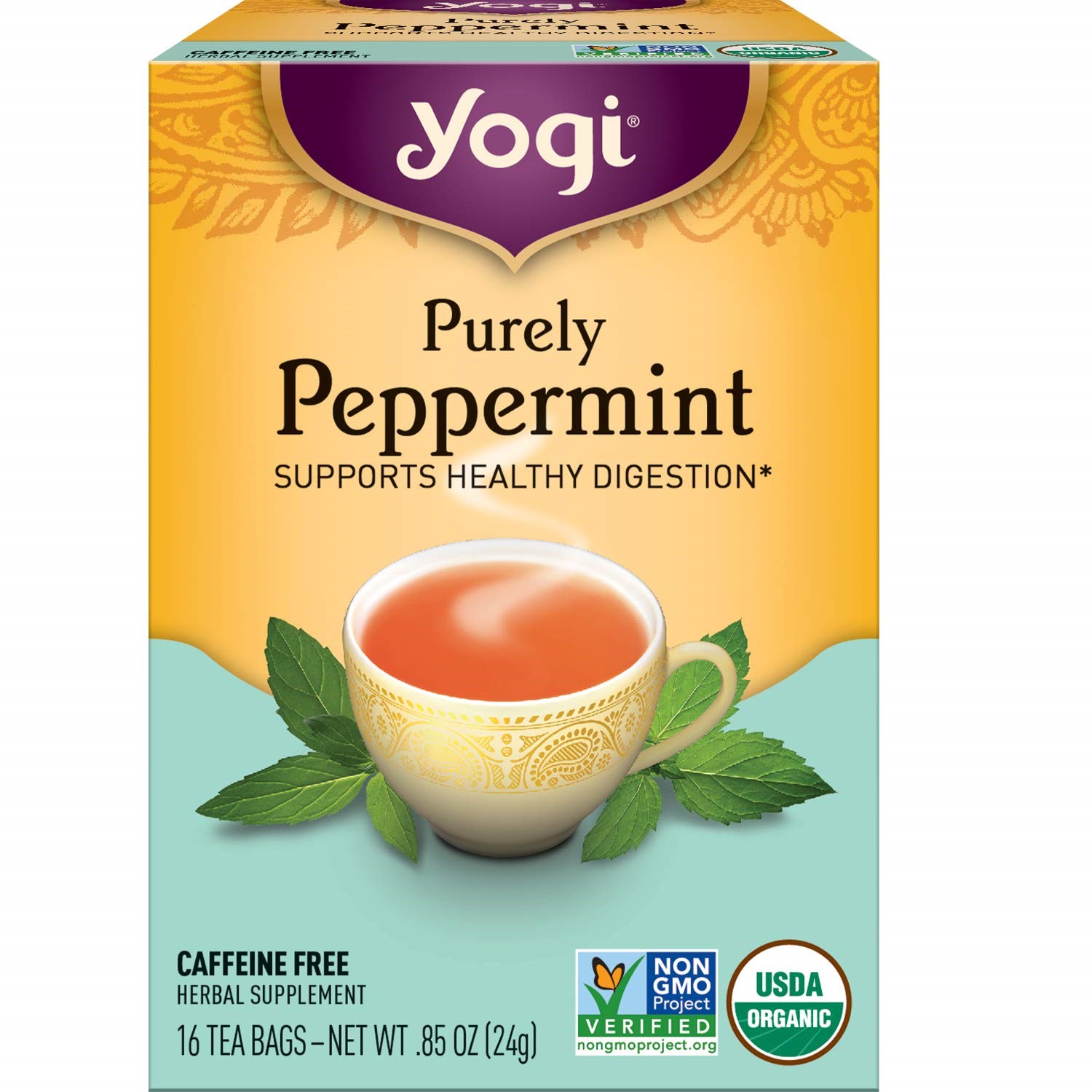 Trà hữu cơ bạc hà - yogi - 16bags