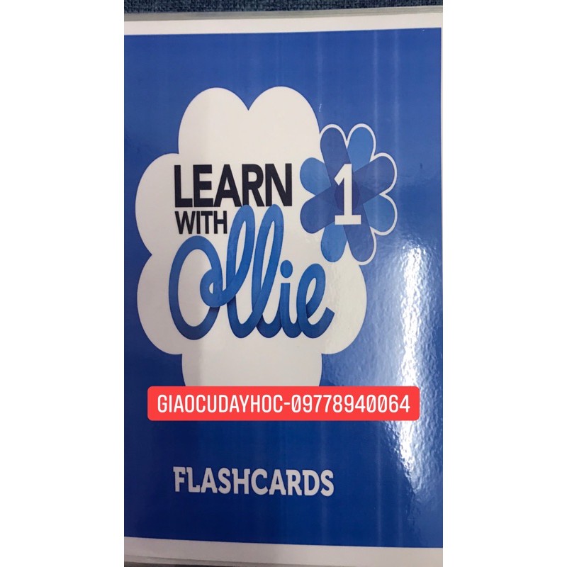 Combo trọn bộ Flashcards Learn with Ollie level 1-2-3
