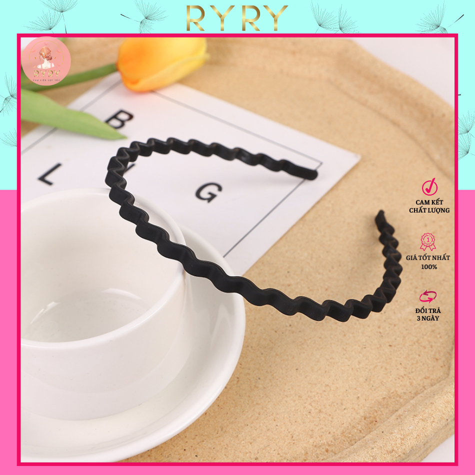 Cài Tóc Nhựa 0.6cm Gợn Sóng Tạo Độ Phồng Tóc Thời Trang Hàn Quốc Cho Nữ