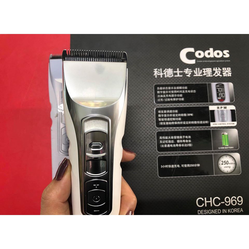 [HCM]Tông đơ cắt tóc Codos CHC-969