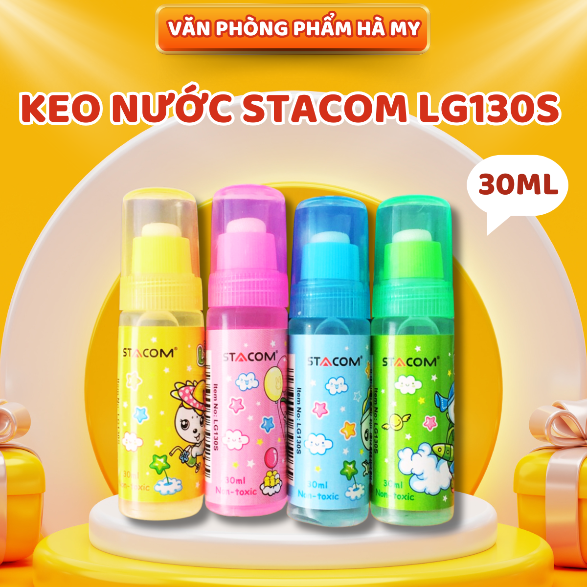 Combo 5 Lọ Hồ nước học sinh - 30ml Stacom LG130S