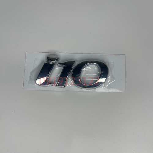 Logo chữ nổi i10 dán đuôi xe