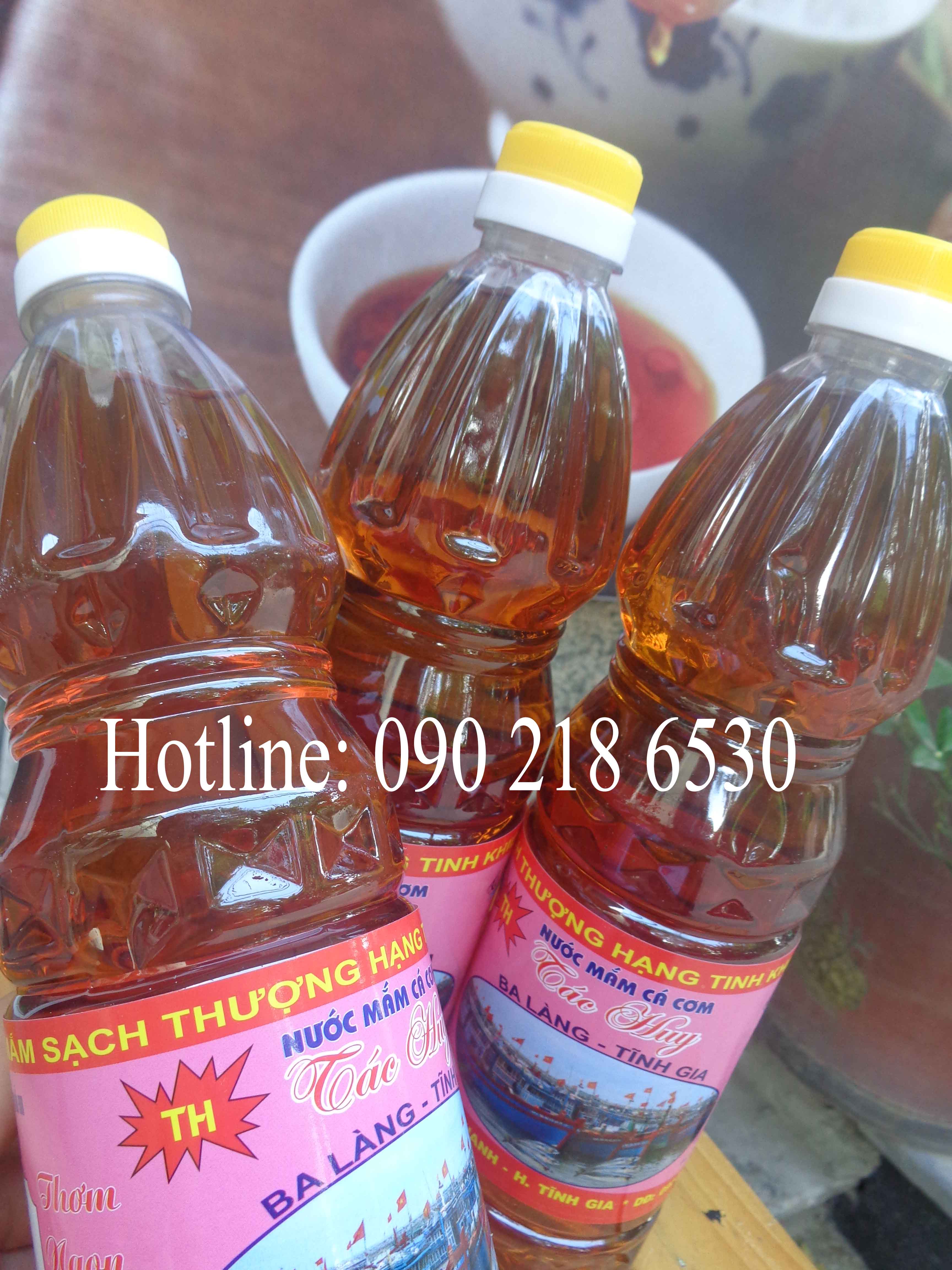 Nước mắm cá cơm Ba Làng - Thanh Hóa (chai 1) siêu ngon - siêu tiết kiệm