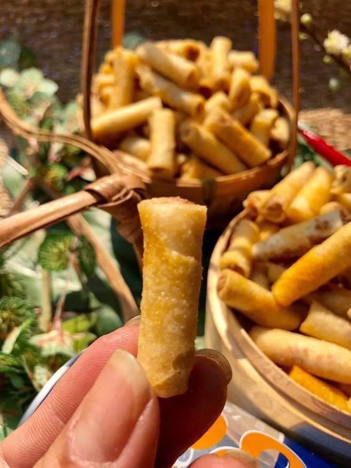 [HCM]Snack Chả giò Tôm Sấy Mini Ăn Liền Túi 250gr