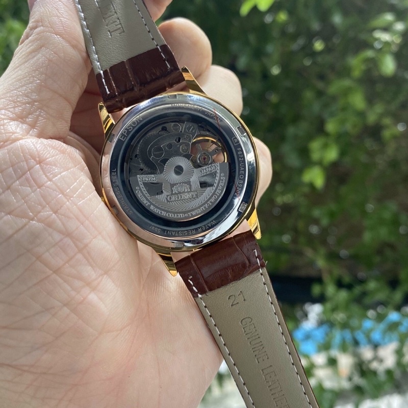 Đồng Hồ Orient Automatic Dây Da Lộ Máy - Bảo Hành 12 Tháng