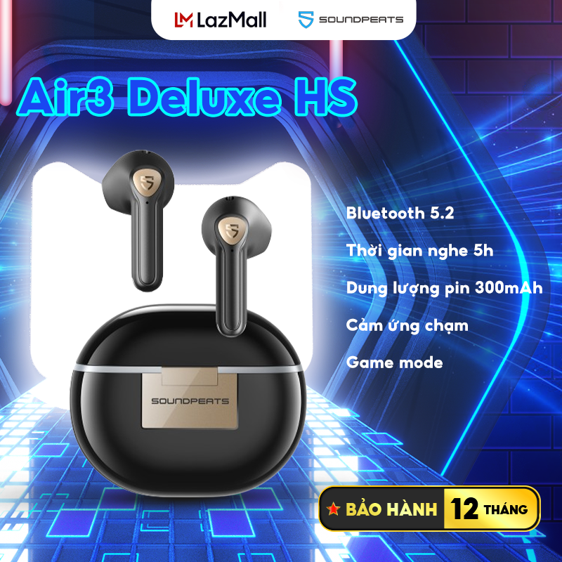 Tai nghe True Wireless Bluetooth SoundPEATS AIR3 Deluxe HS âm thanh Hi-res LDAC