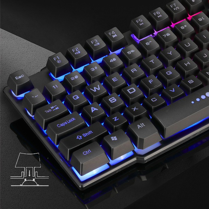 Bàn Phím Game Thủ Giả Cơ Divipard Gk-50 Led Rainbow