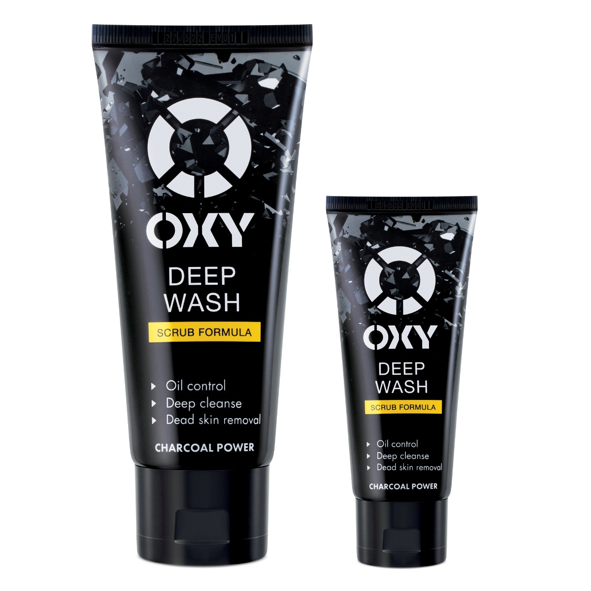 Sữa rửa mặt than hoạt tính có hạt sạch nhờn Oxy Deep Wash 100g
