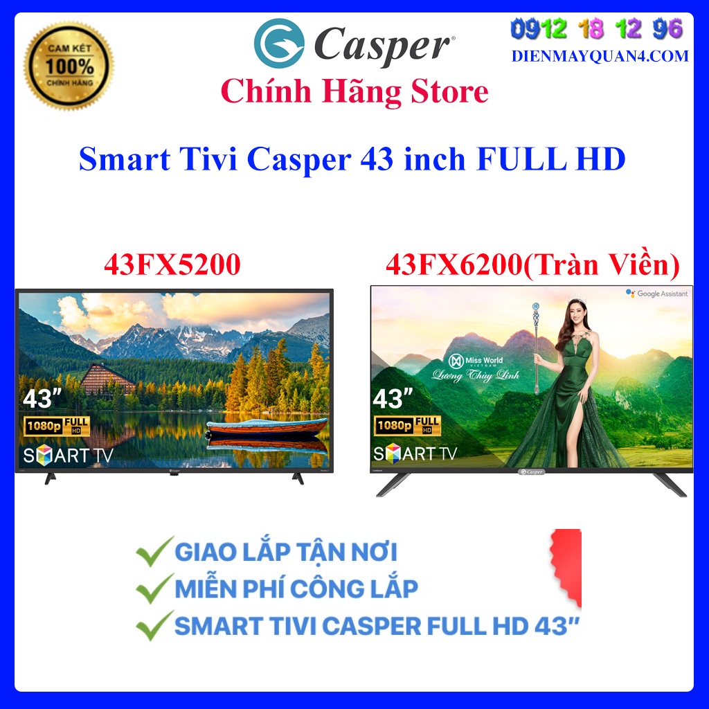Casper 43 inch 43fx5200 smart tv