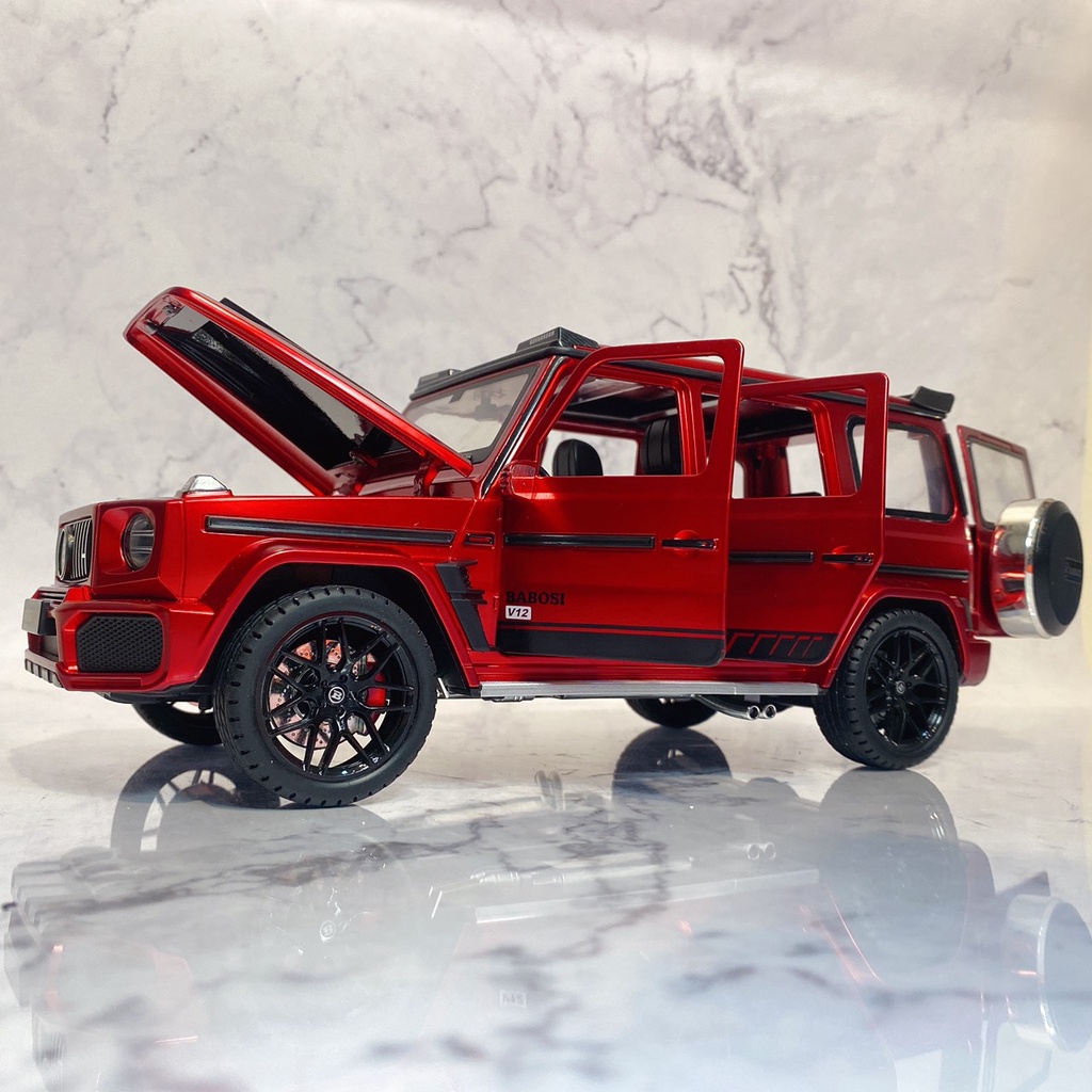 Xe mô hình Mercedes Brabus G700 1:18 Weituo