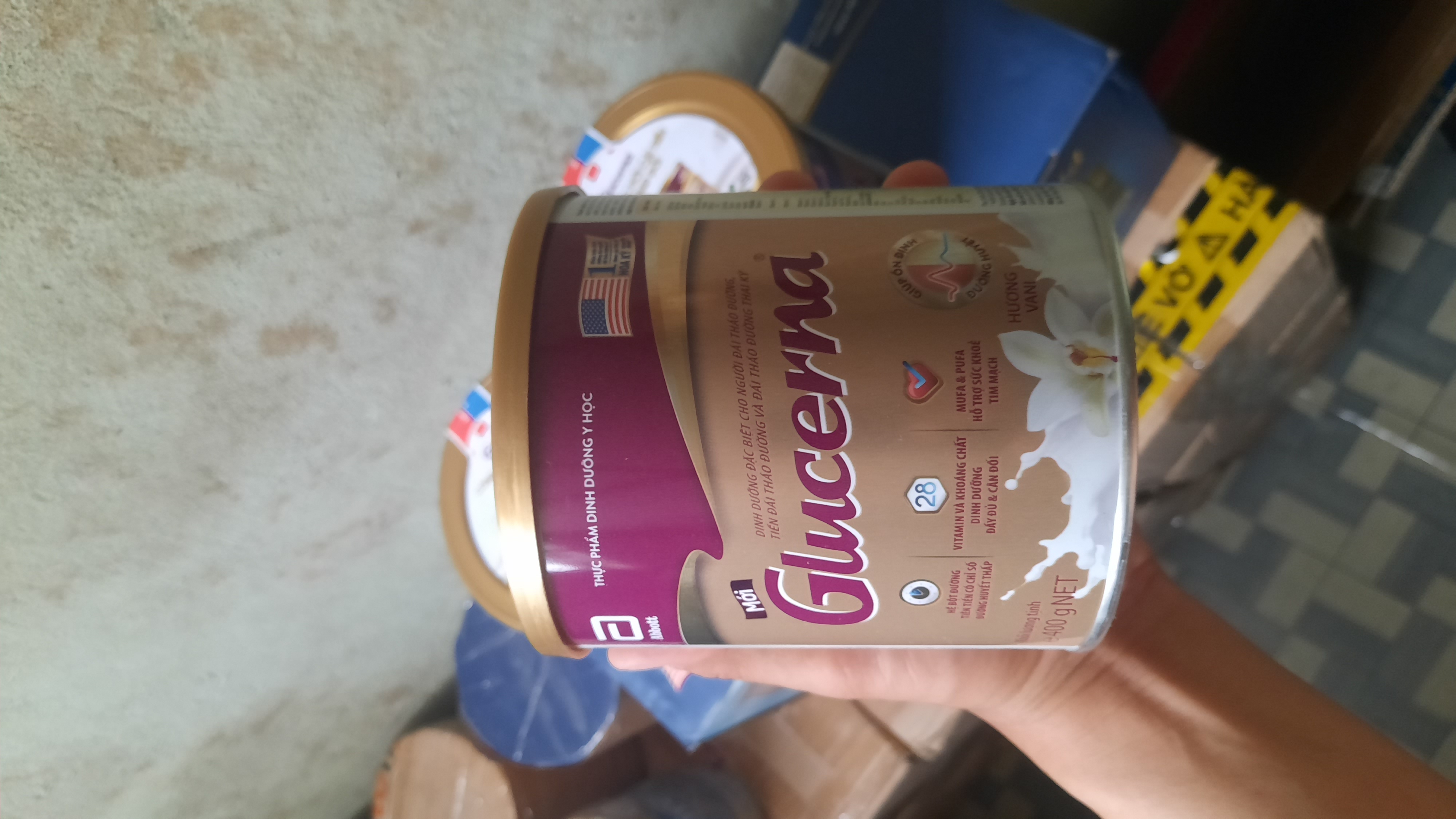 Sữa Bột Glucerna Hương Vani 400g
