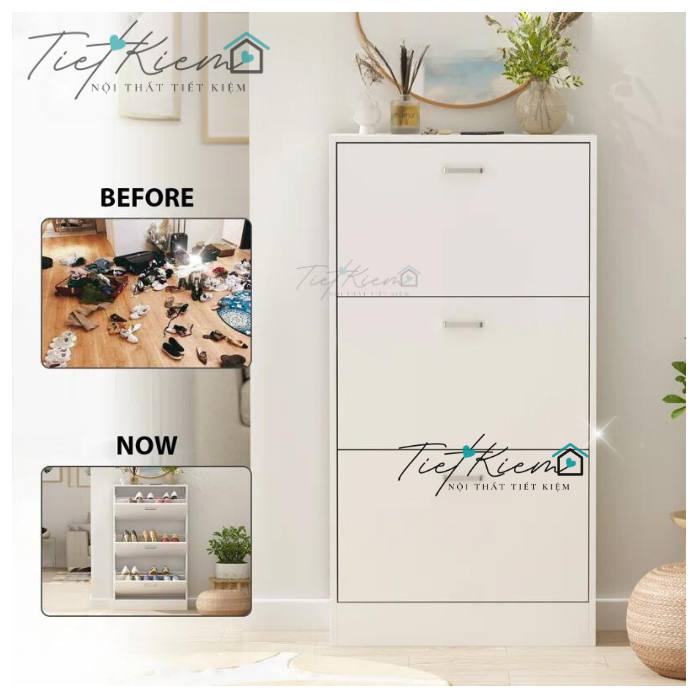 Tủ giày siêu mỏng thông minh 80cm NTTK TG00999