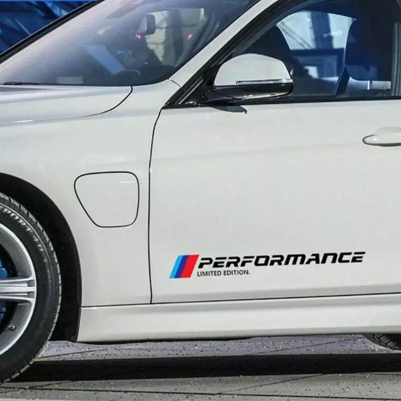 [HCM]Bộ 2 tem dán cửa xe ô tô Performance