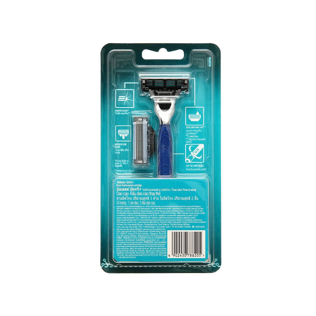 Dao cạo râu Gillette Mach 3 (tùy chọn cán và lưỡi)