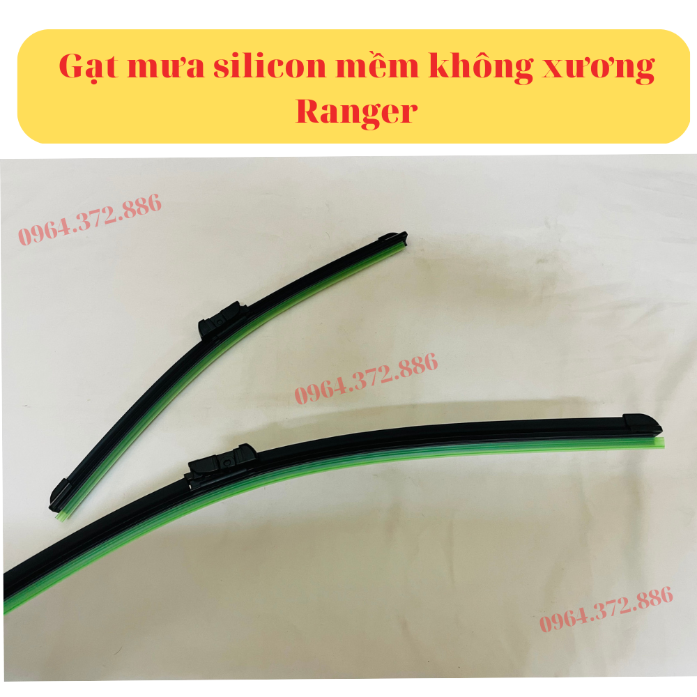 Gạt mưa xe Ford Ranger gạt mềm không xương chính hãng Mẫy gạt lẫy