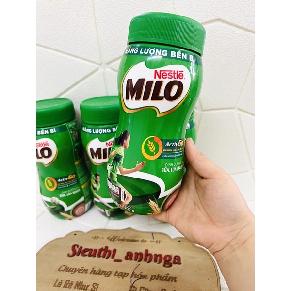 Thức Uống Lúa Mạch MiLo Nestle Lọ 400g