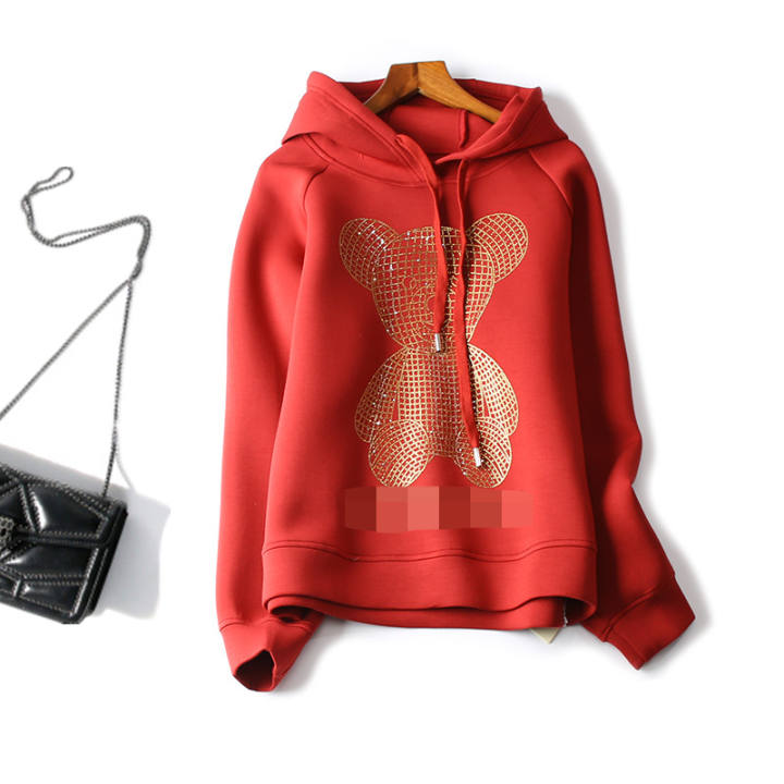 red bear hoodie