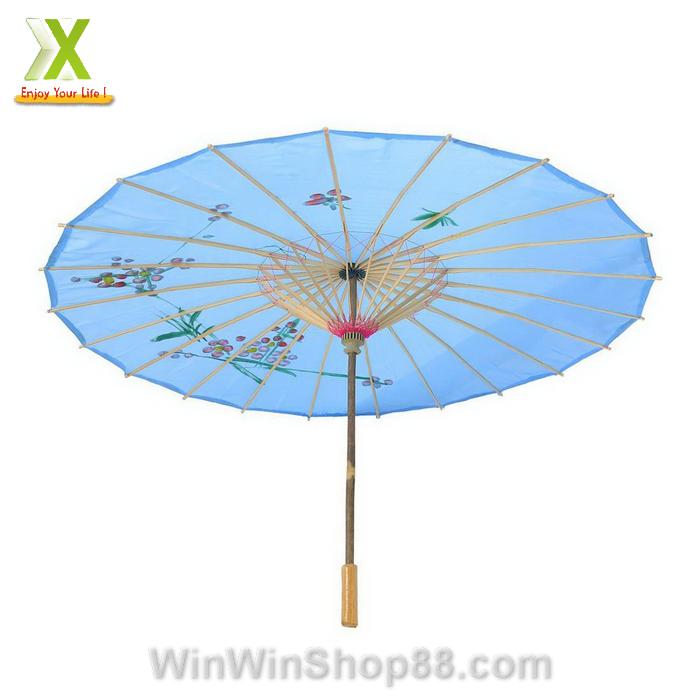 Dù cán gỗ Nhật Bản (Màu xanh dương nhạt)