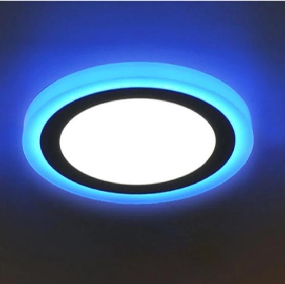 Combo 8 bộ đèn led ốp trần tròn 24w 2 màu 3 chế độ