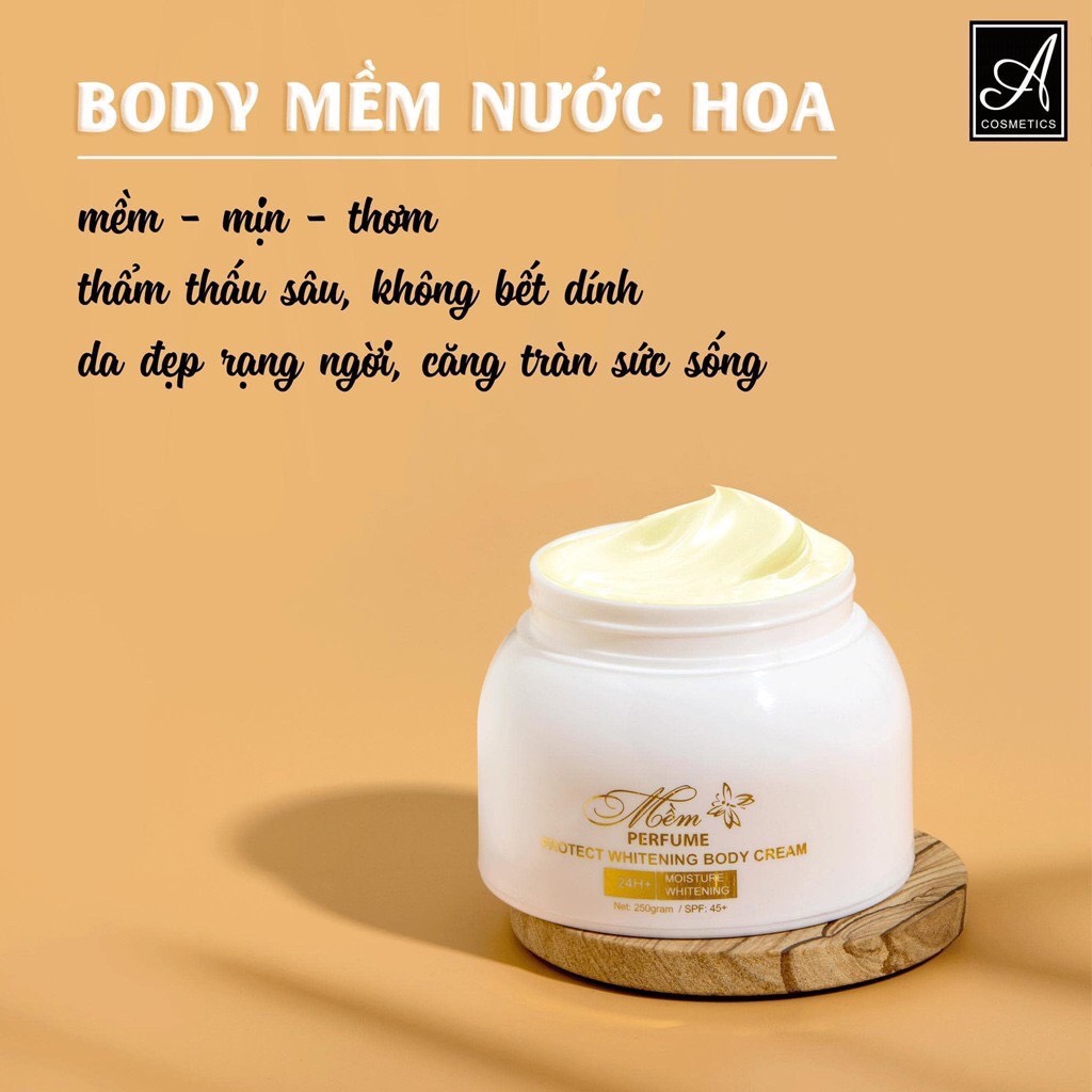 [HCM]Body Mềm Perfume  A Cosmetics trắng da 250gr