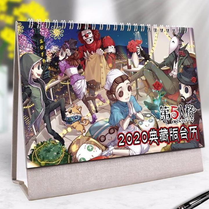 (Lịch 2021-2024) Lịch Identity V Nhân cách thứ năm in ảnh đẹp anime chibi idols lịch để bàn