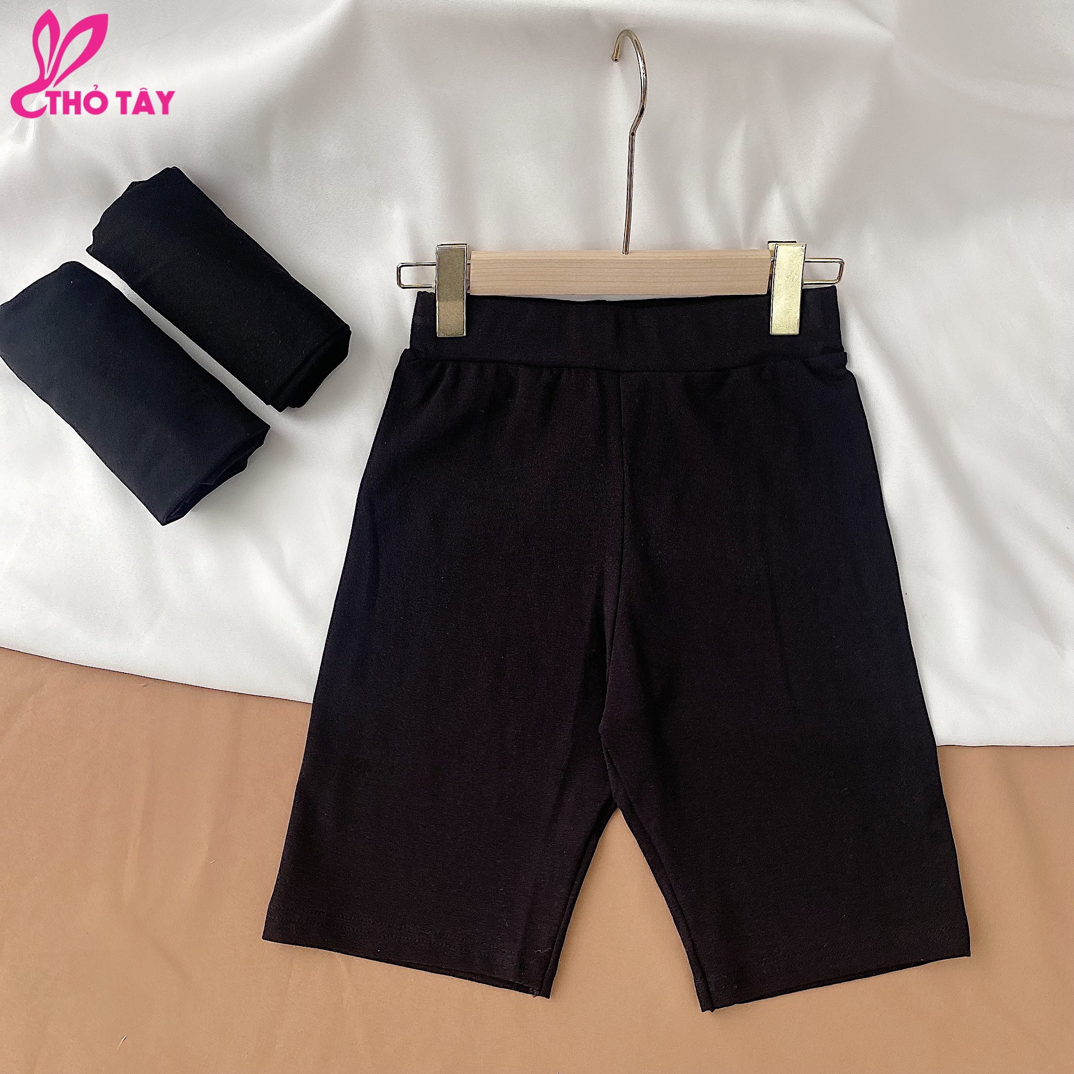 Quần Short Nữ Chất Thun Co Giãn - THỎ TÂY QSV110