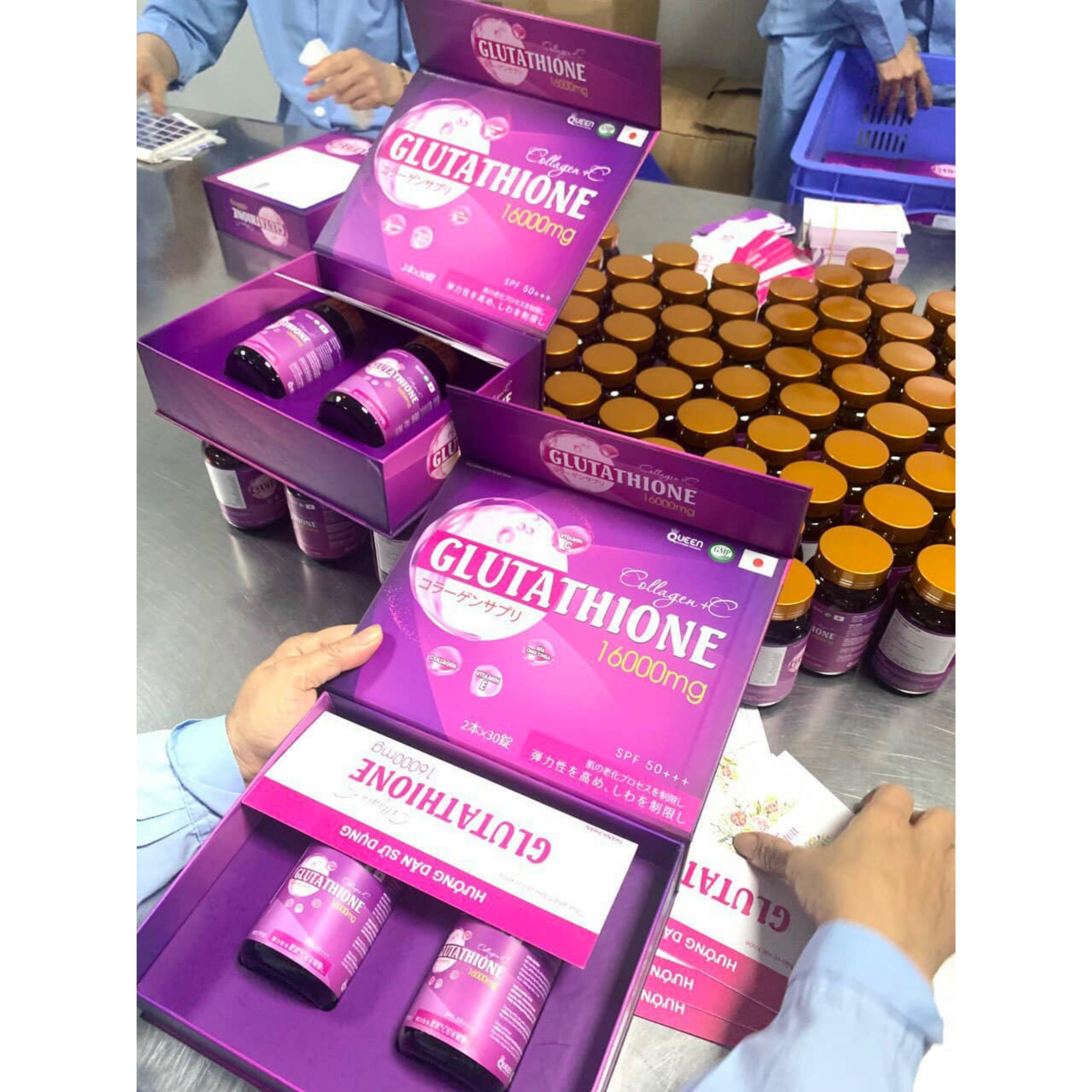 Glutathione 16000mg, Viên uống glutathione Collagen trắng da, nâng tone, giảm nám, thâm, sạm da, trắng da