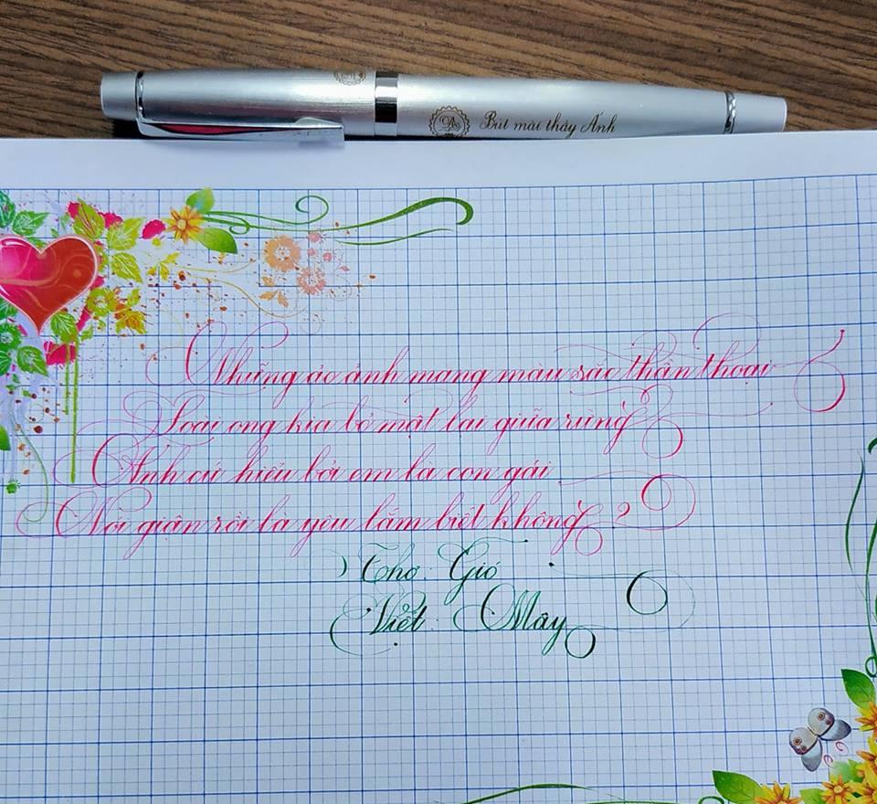 [HCM]Bút mài Thầy Ánh 036